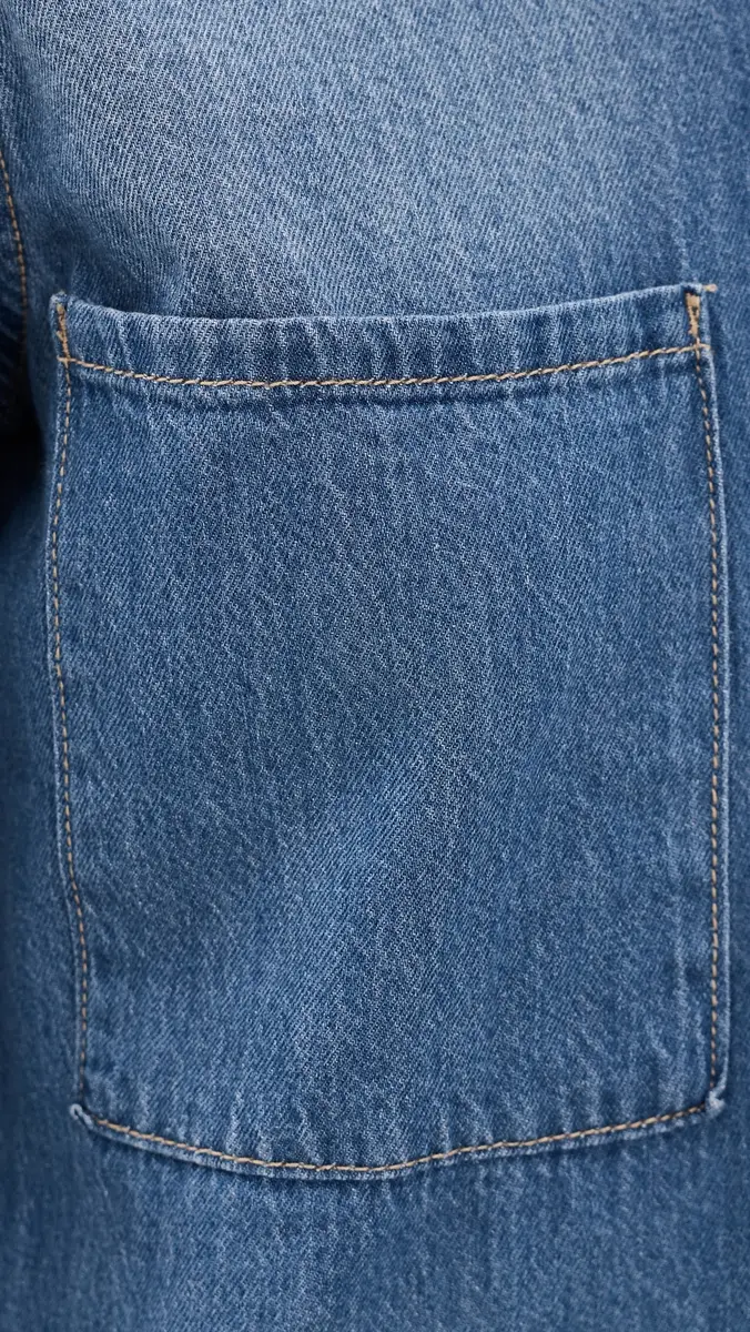 Z Supply Lucie Denim Mini Shirt Dress | Thumbnail 6