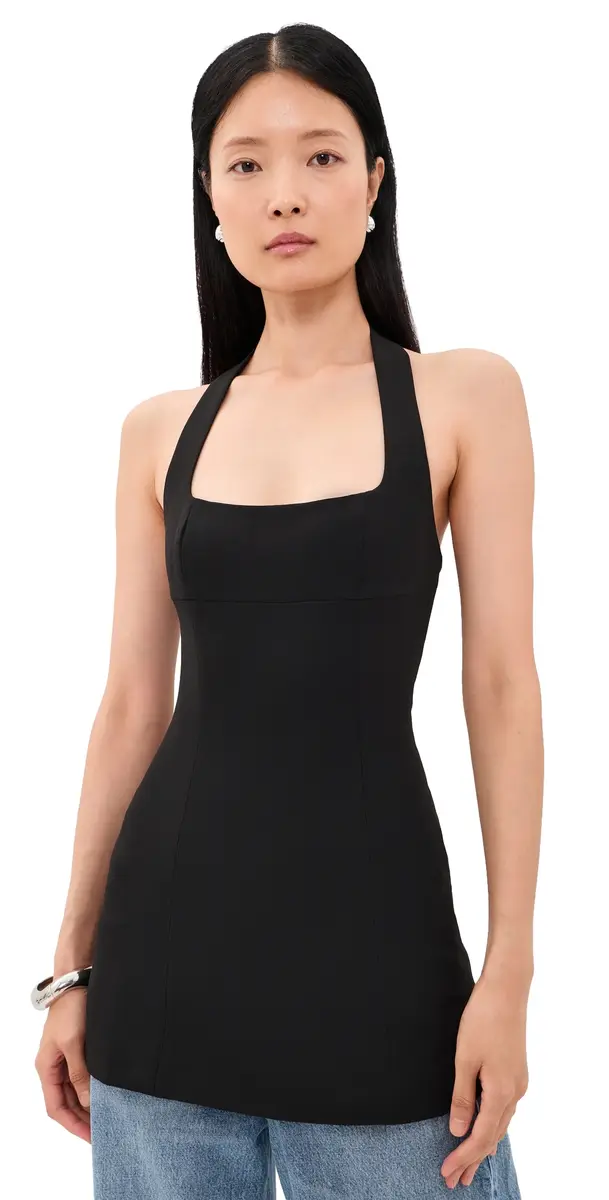 Runaway the Label able Halter Tailored Top Black | Image 1 Runaway the Label able Halter Tailored Top Black | Image 1