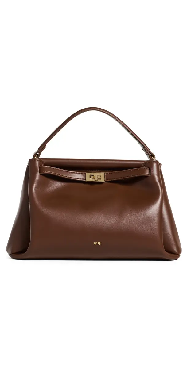 JW PEI Carmen Top Handle Bag Reddish Brown One Size | Image 1 JW PEI Carmen Top Handle Bag Reddish Brown One Size | Image 1