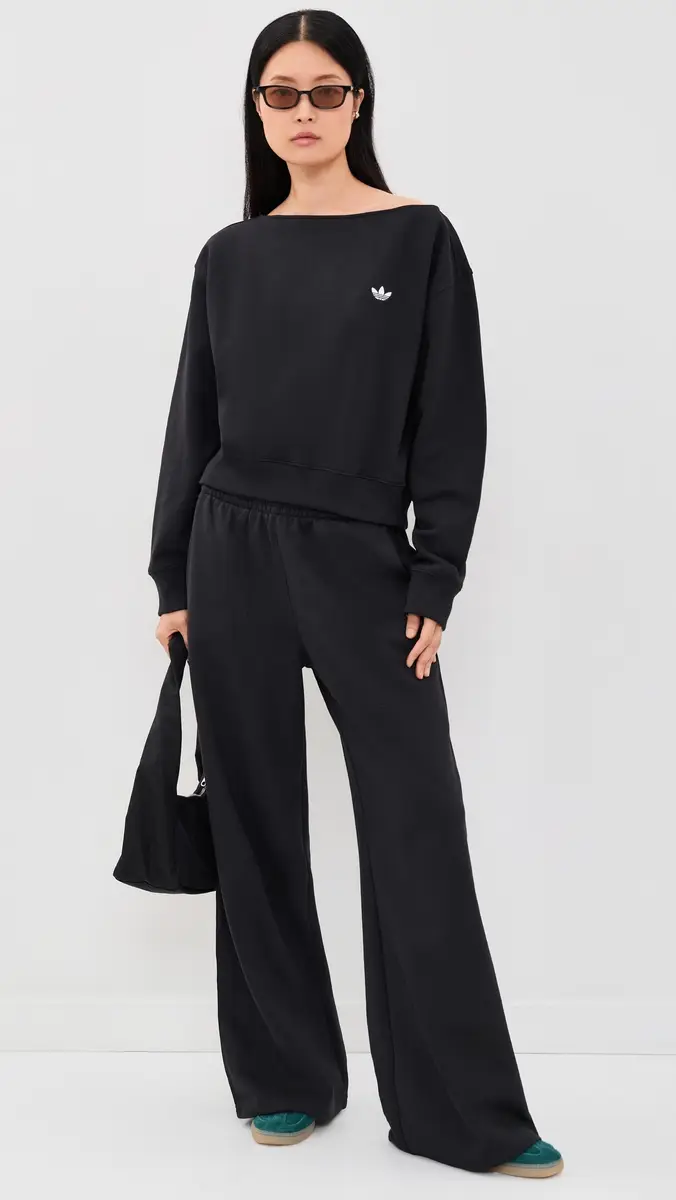 Adidas Essential Fleece Crew Sweatshirt | Thumbnail 5 Adidas Essential Fleece Crew Sweatshirt | Thumbnail 5