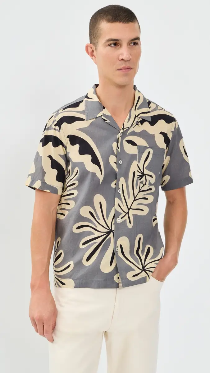 UNIVERSAL WORKS Baja Print Road Shirt | Thumbnail 2
