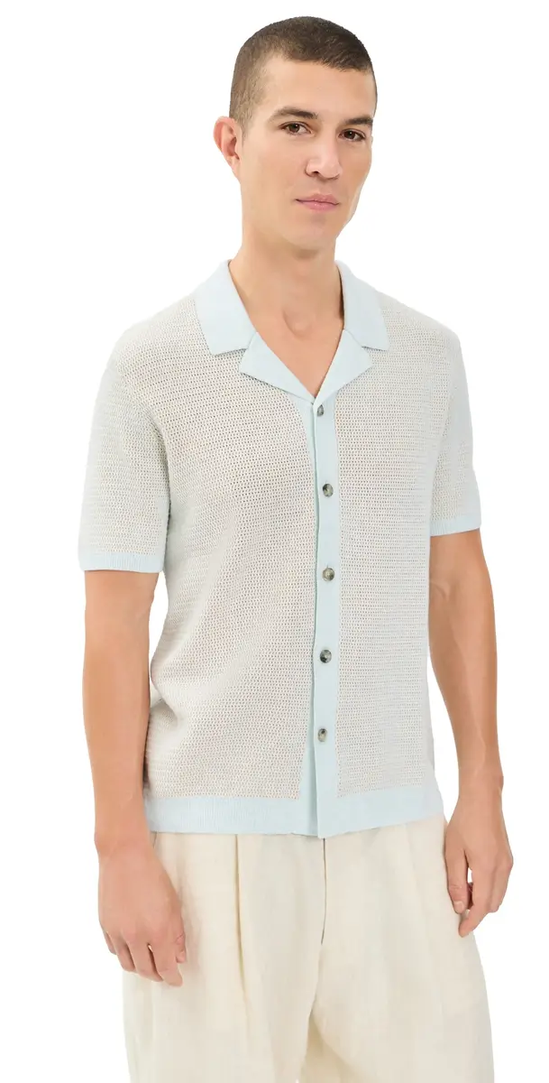 Marine Layer Asher Sweater Resort Shirt | Image 1 Marine Layer Asher Sweater Resort Shirt | Image 1