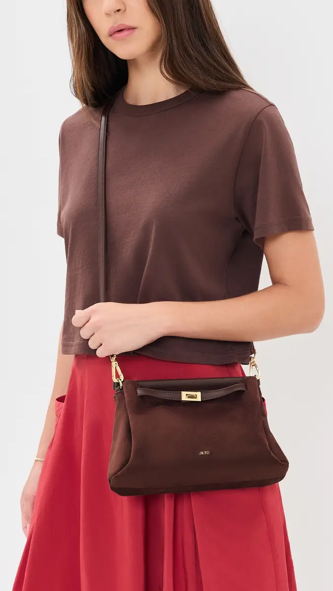 JW PEI Carmen Faux Suede Top Handle Bag | Thumbnail 3 JW PEI Carmen Faux Suede Top Handle Bag | Thumbnail 3