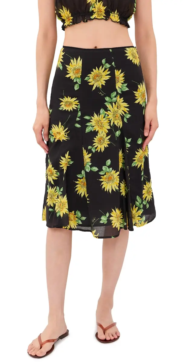 Lisa Says Gah Amora Skirt Golden Flower | Image 1 Lisa Says Gah Amora Skirt Golden Flower | Image 1