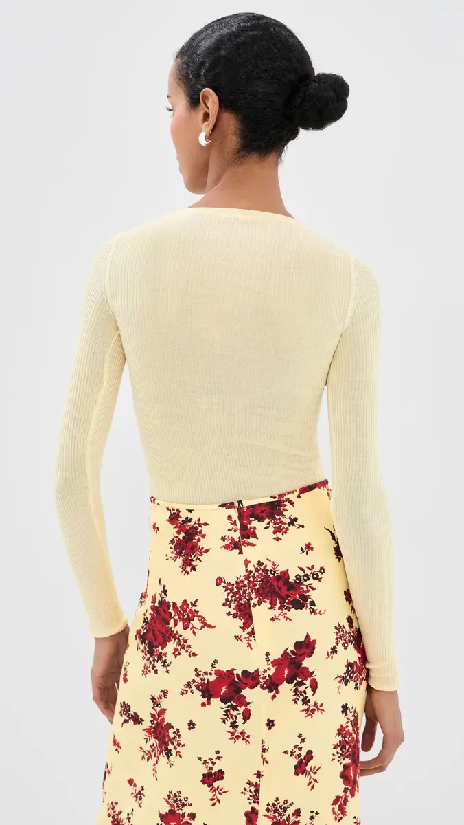 Jil Sander Crew Neck Wool Sweater | Thumbnail 3 Jil Sander Crew Neck Wool Sweater | Thumbnail 3