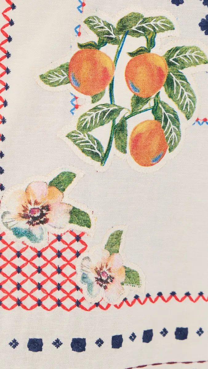 Agua Bendita Vittoria Basket Embroidered Shirt | Thumbnail 6 Agua Bendita Vittoria Basket Embroidered Shirt | Thumbnail 6