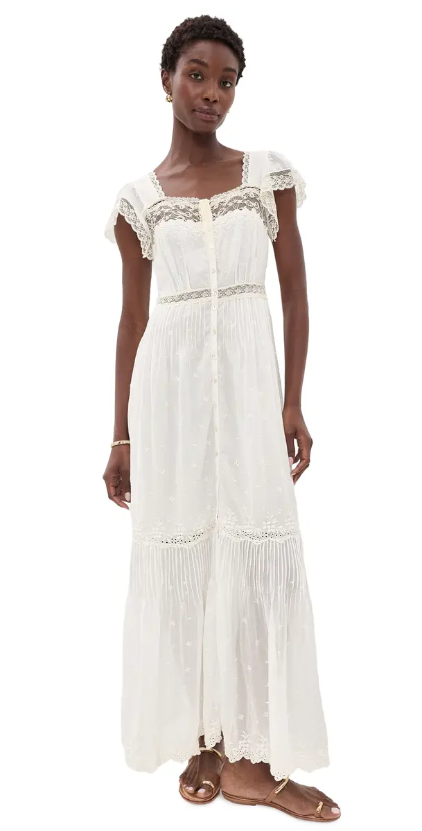 LoveShackFancy Georgine Dress | Image 1 LoveShackFancy Georgine Dress | Image 1
