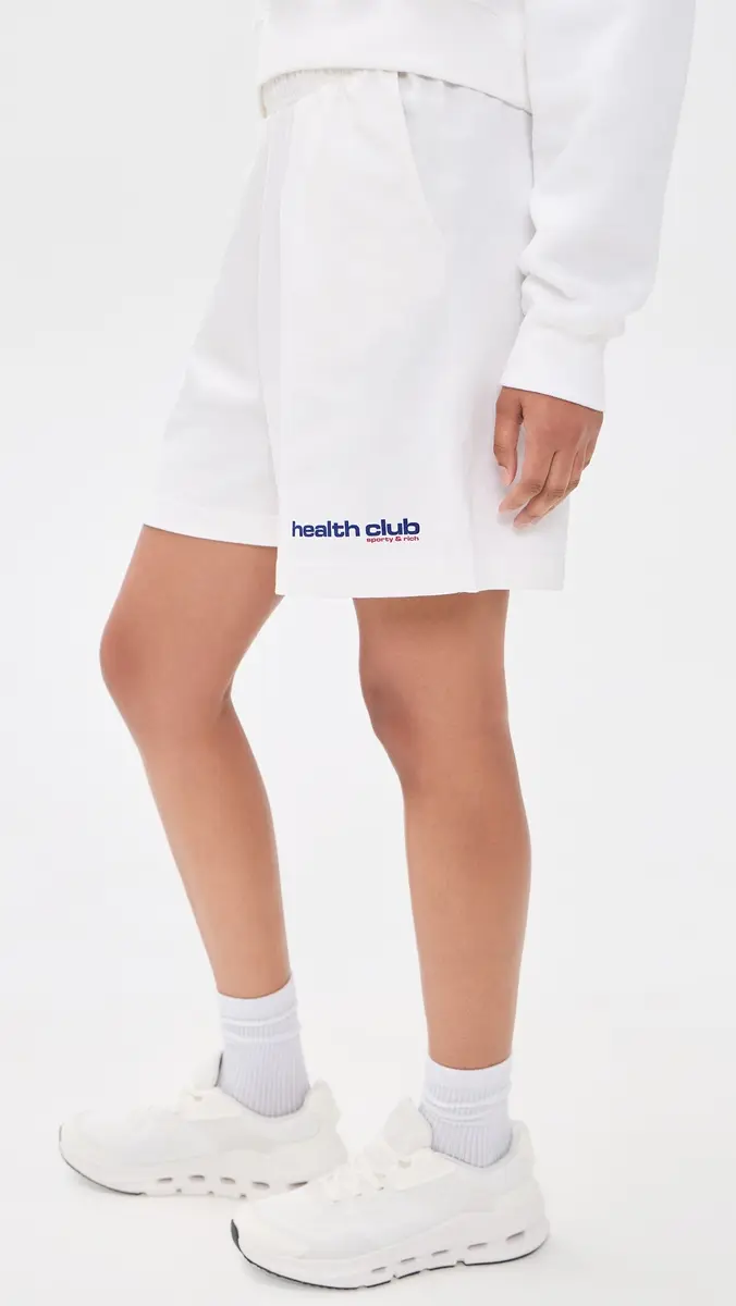 Sporty & Rich Bold Health Gym Shorts | Thumbnail 4 Sporty & Rich Bold Health Gym Shorts | Thumbnail 4