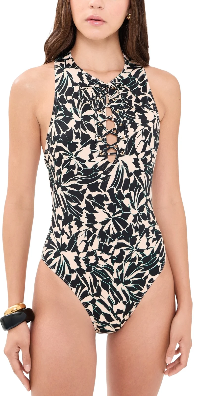 Solina Lace Up Maillot One Piece Solina Lace Up Maillot One Piece