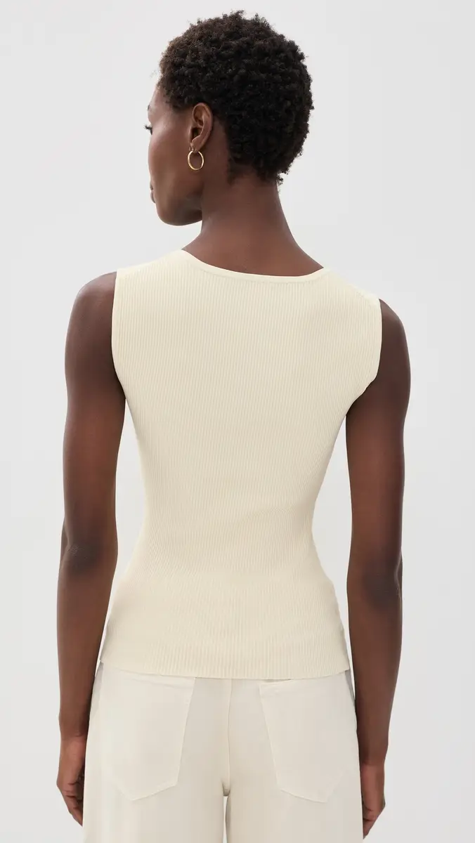 DL1961 Ribbed Square Tank Top | Thumbnail 3 DL1961 Ribbed Square Tank Top | Thumbnail 3