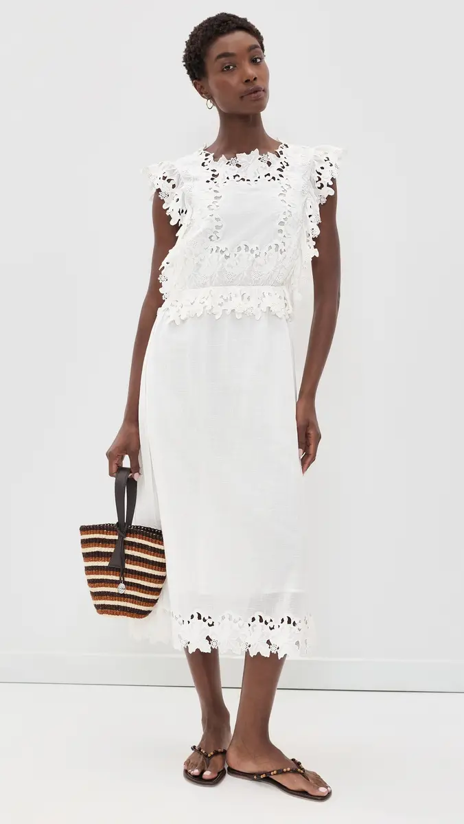 Sea Eleannora Embellished Midi Dress | Thumbnail 5 Sea Eleannora Embellished Midi Dress | Thumbnail 5