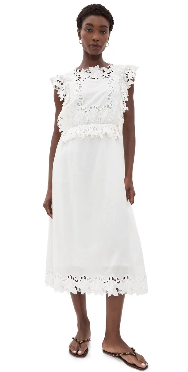 Eleannora Embellished Midi Dress Eleannora Embellished Midi Dress