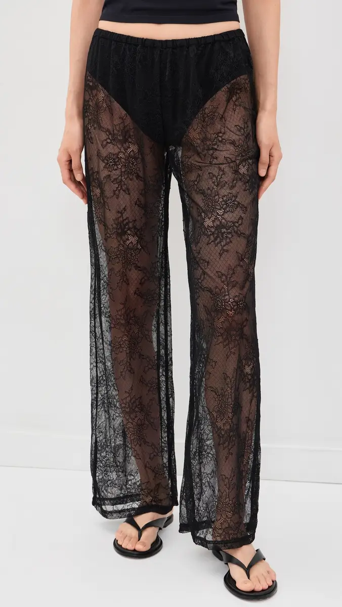 Runaway The Label Moda Straight Lace Pants | Thumbnail 2 Runaway The Label Moda Straight Lace Pants | Thumbnail 2