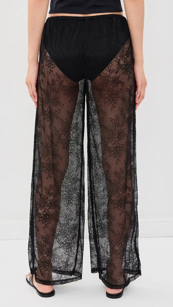 Runaway The Label Moda Straight Lace Pants | Thumbnail 3 Runaway The Label Moda Straight Lace Pants | Thumbnail 3