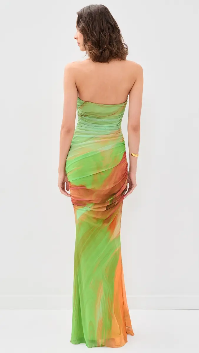 Retrofête Isadore Mesh Maxi Dress | Thumbnail 3 Retrofête Isadore Mesh Maxi Dress | Thumbnail 3