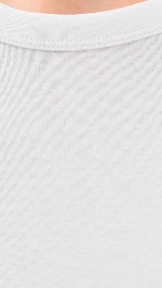 Madewell The '90s Crewneck Tee In Compact Cotton White | Thumbnail 6 Madewell The '90s Crewneck Tee In Compact Cotton White | Thumbnail 6