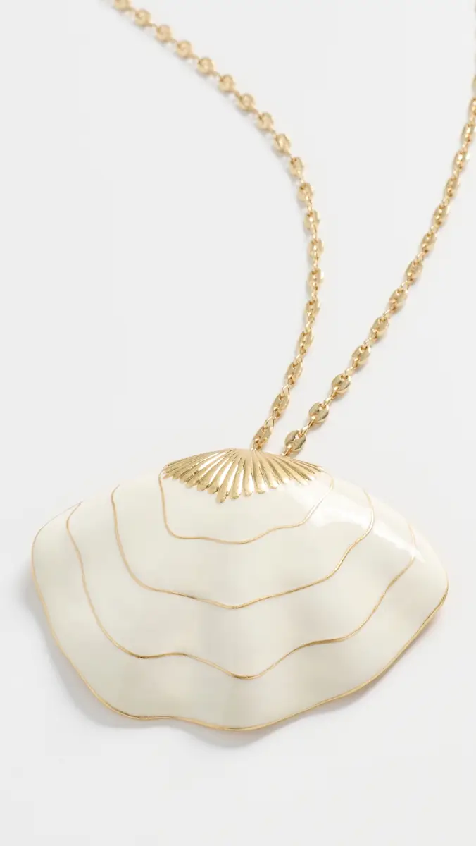 Clare V. Clare V. Clamshell Pendant Necklace | Thumbnail 4 Clare V. Clare V. Clamshell Pendant Necklace | Thumbnail 4