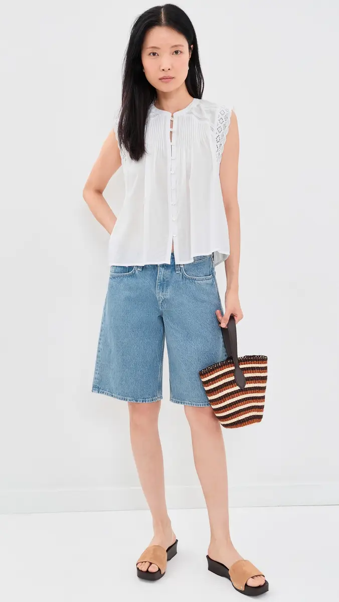 Madewell Lace-Trim Sleeveless Top | Thumbnail 5 Madewell Lace-Trim Sleeveless Top | Thumbnail 5