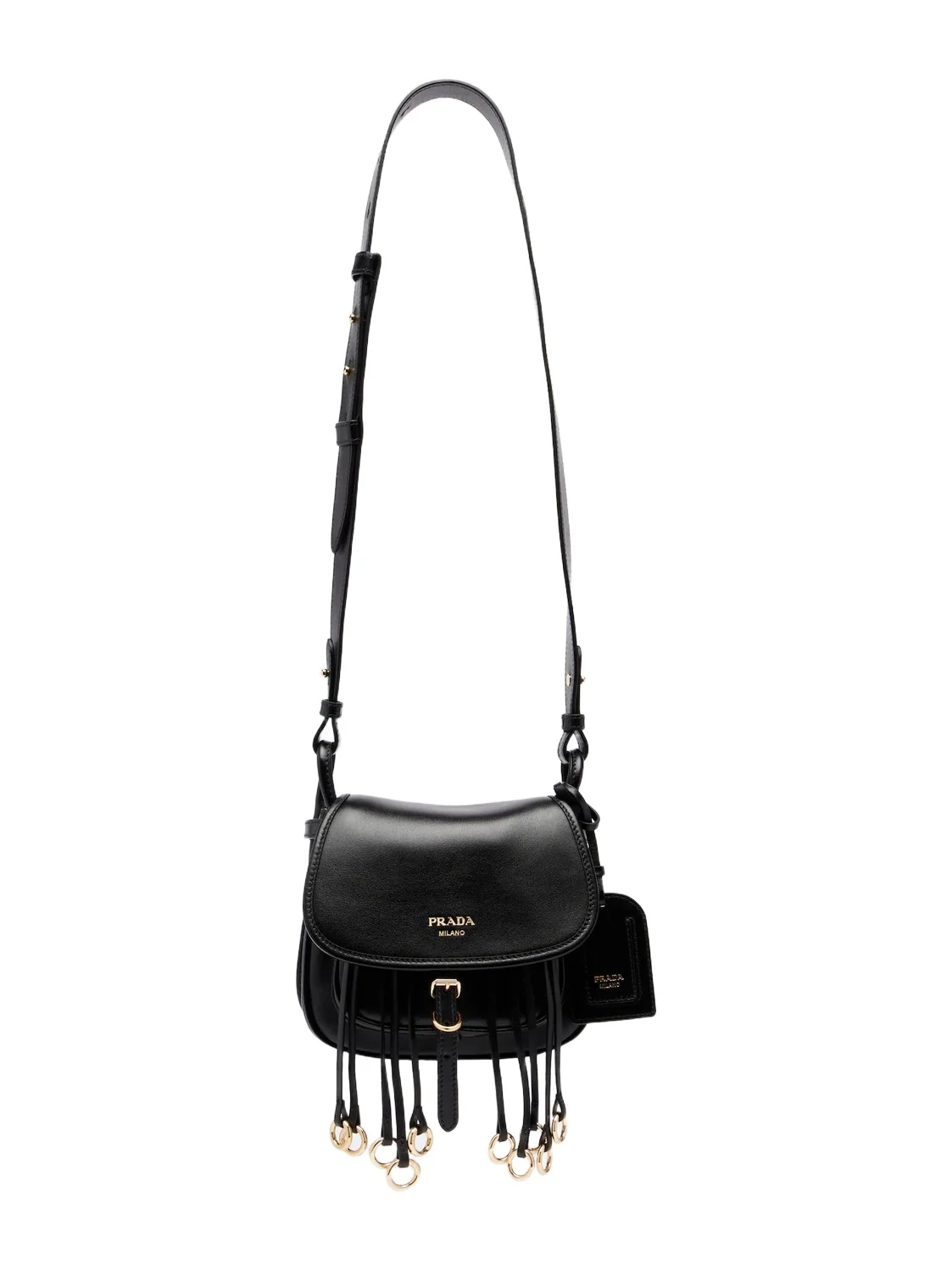 Corsaire Mini fringed leather shoulder bag Corsaire Mini fringed leather shoulder bag