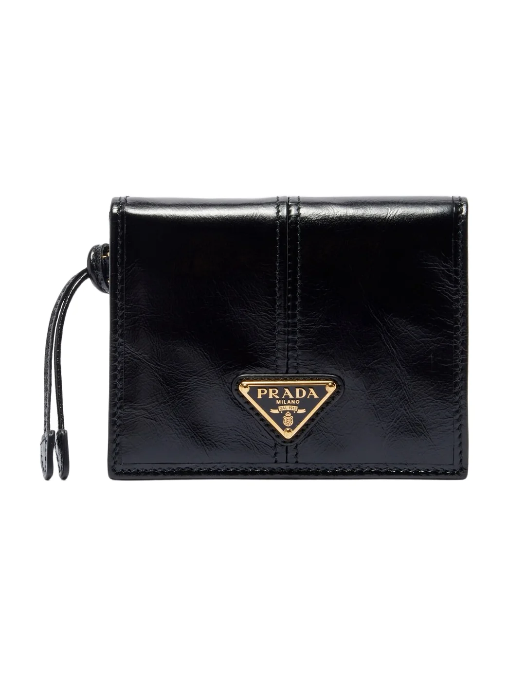 Prada Logo leather wallet