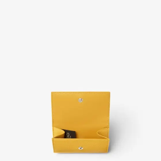 Fendi FF Mini Trifold Leather Wallet | Thumbnail 2 Fendi FF Mini Trifold Leather Wallet | Thumbnail 2