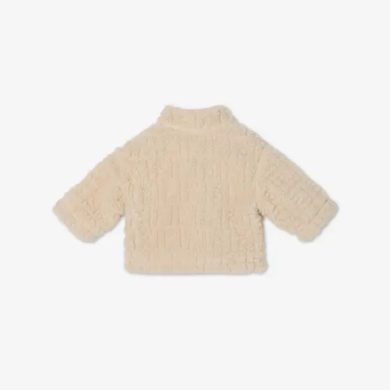Fendi Teddy-Effect Wool Fabric Baby Jacket | Thumbnail 2