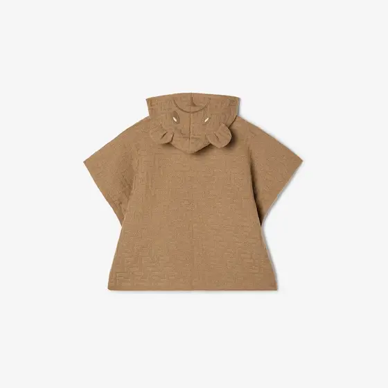 Fendi Knit Baby Cape with Teddy Bear | Thumbnail 2