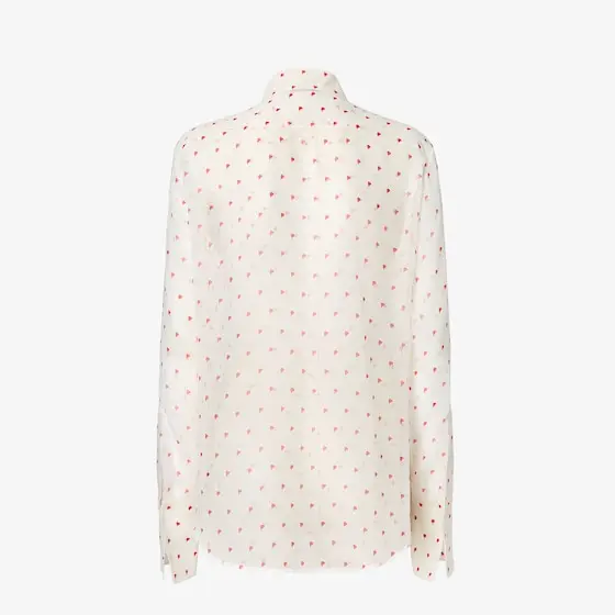 Fendi Regular-fit long-sleeved shirt with a small heart motif | Thumbnail 2 Fendi Regular-fit long-sleeved shirt with a small heart motif | Thumbnail 2
