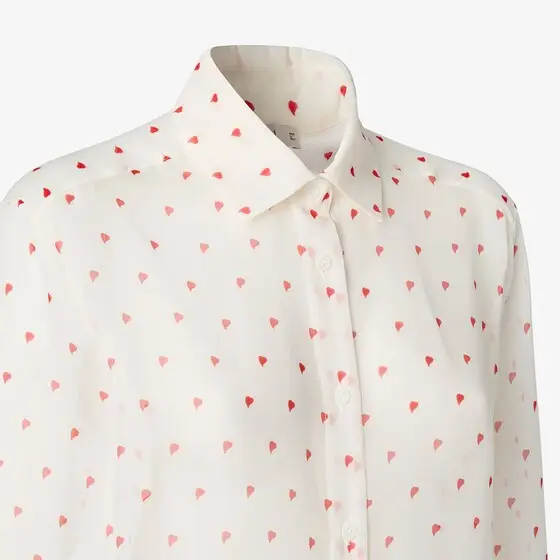Fendi Regular-fit long-sleeved shirt with a small heart motif | Thumbnail 3 Fendi Regular-fit long-sleeved shirt with a small heart motif | Thumbnail 3