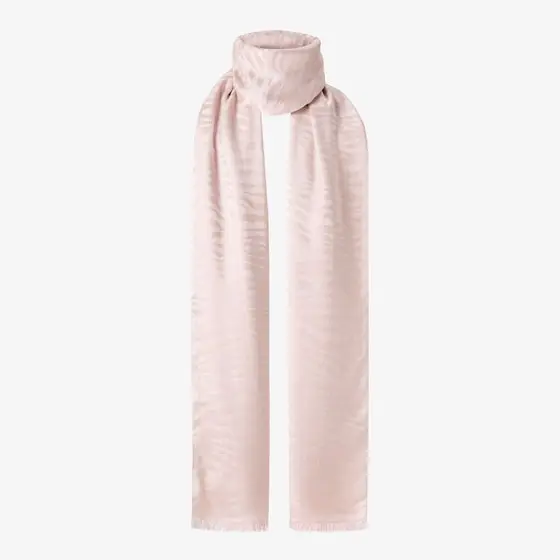 Fendi Tiger Animalier Jacquard Silk and Cashmere Stole | Thumbnail 3 Fendi Tiger Animalier Jacquard Silk and Cashmere Stole | Thumbnail 3