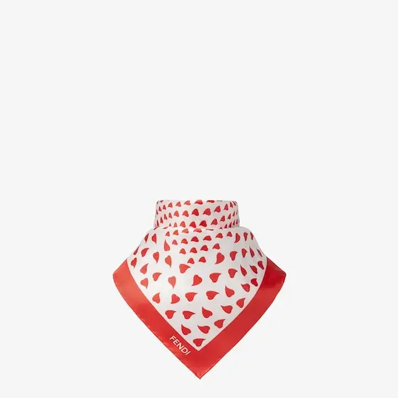 Fendi Printed Silk Foulard | Thumbnail 3 Fendi Printed Silk Foulard | Thumbnail 3