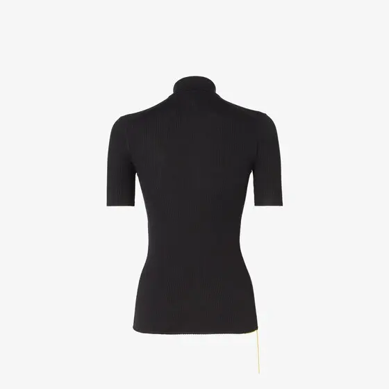 Fendi Wool Ribbed Polo Shirt | Thumbnail 2 Fendi Wool Ribbed Polo Shirt | Thumbnail 2