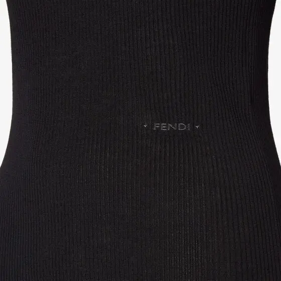 Fendi Wool Ribbed Polo Shirt | Thumbnail 4 Fendi Wool Ribbed Polo Shirt | Thumbnail 4