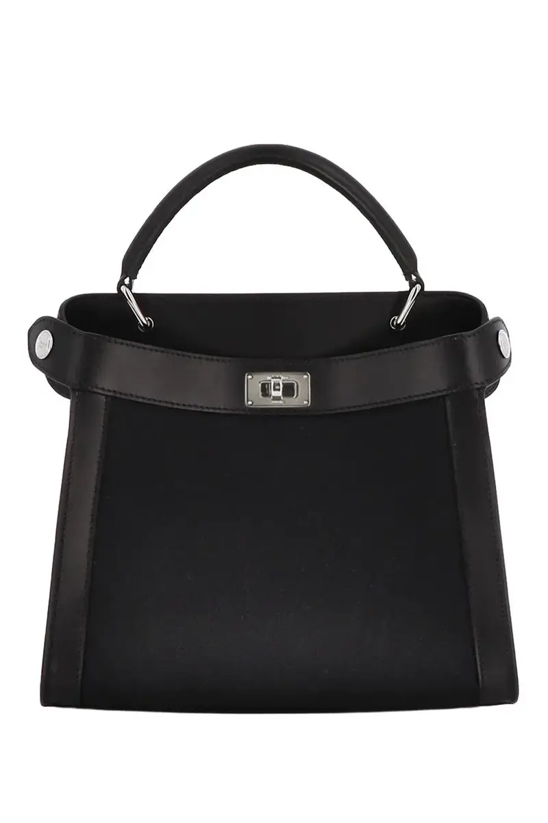 MICHINO Lutece Canvas Mini Bag - Black | Image 1 MICHINO Lutece Canvas Mini Bag - Black | Image 1