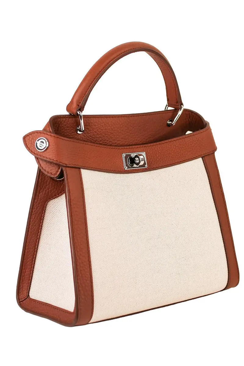 MICHINO Lutece Canvas Mini Bag - Brown | Thumbnail 2