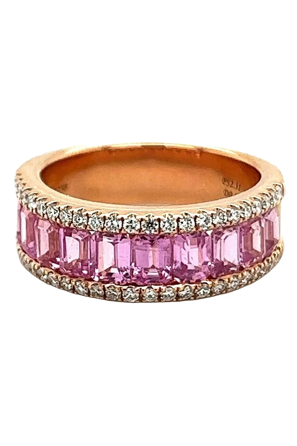 Pink Sapphire Diamonds Rainbow Collection Ring Pink Sapphire Diamonds Rainbow Collection Ring
