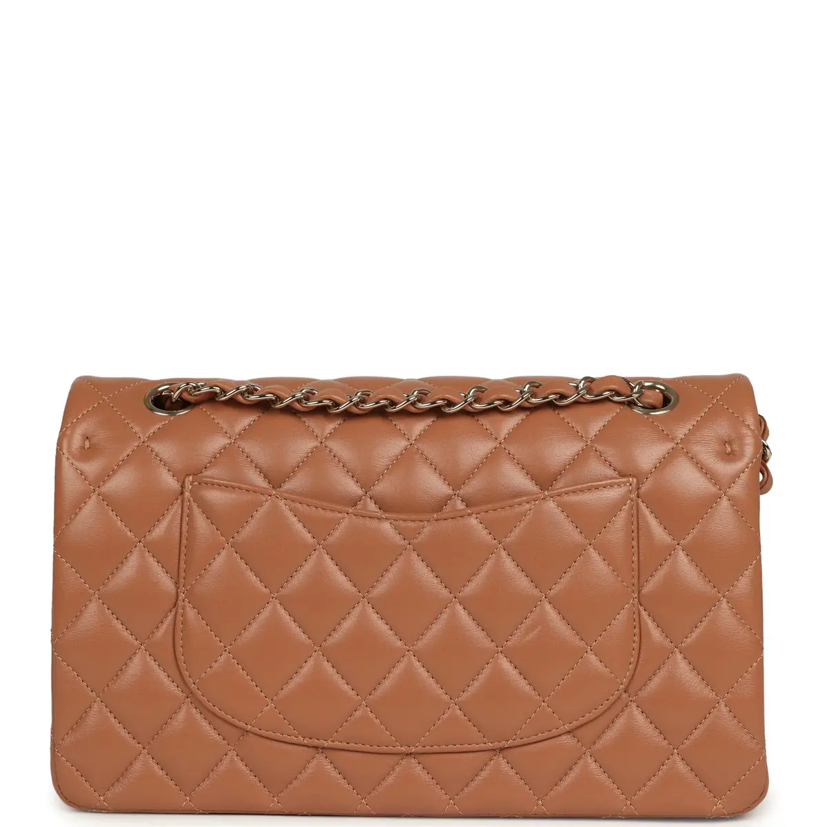 Chanel Chanel Medium Classic Double Flap Bag Caramel Lambskin Light Gold Hardware | Thumbnail 4 Chanel Chanel Medium Classic Double Flap Bag Caramel Lambskin Light Gold Hardware | Thumbnail 4