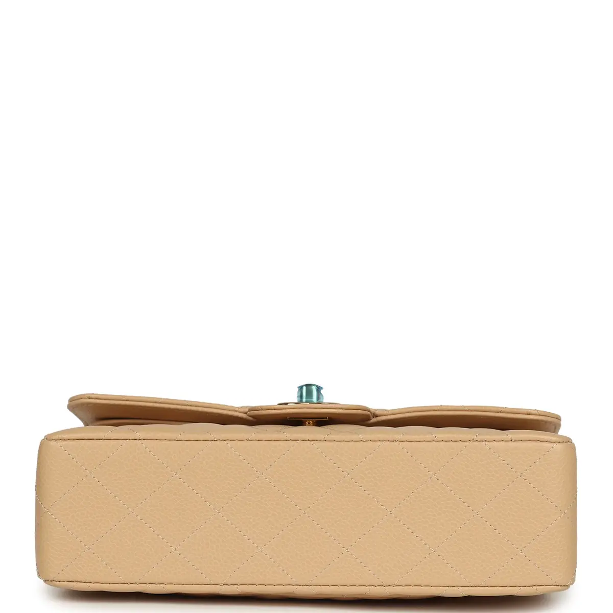 Chanel Chanel Small Classic Double Flap Bag Beige Caviar Light Gold Hardware | Thumbnail 6 Chanel Chanel Small Classic Double Flap Bag Beige Caviar Light Gold Hardware | Thumbnail 6