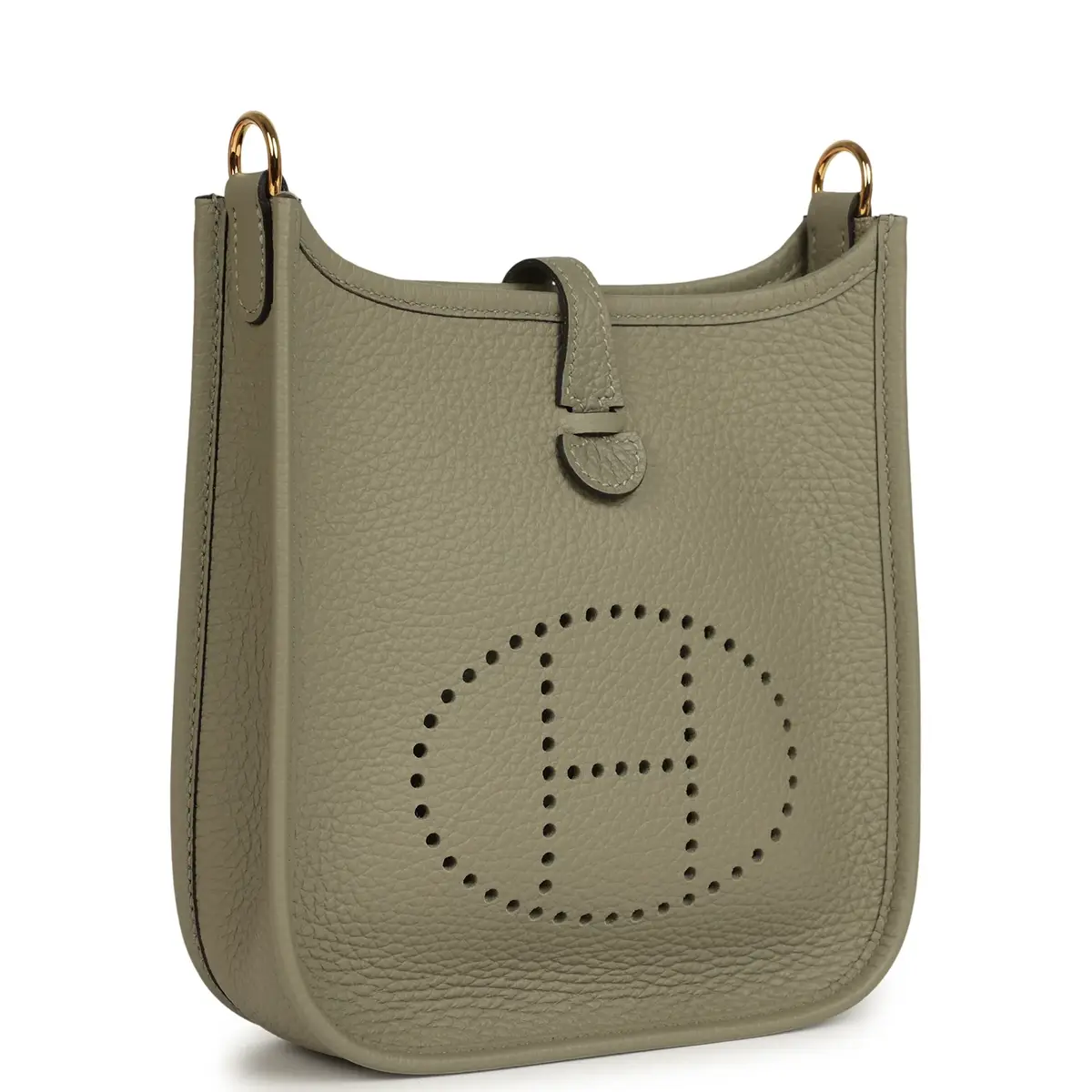 HERMÈS Hermes Evelyne TPM Sauge Clemence Gold Hardware | Thumbnail 2 HERMÈS Hermes Evelyne TPM Sauge Clemence Gold Hardware | Thumbnail 2