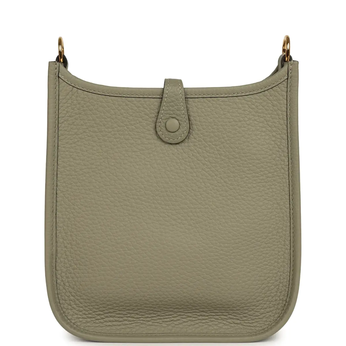 HERMÈS Hermes Evelyne TPM Sauge Clemence Gold Hardware | Thumbnail 4 HERMÈS Hermes Evelyne TPM Sauge Clemence Gold Hardware | Thumbnail 4