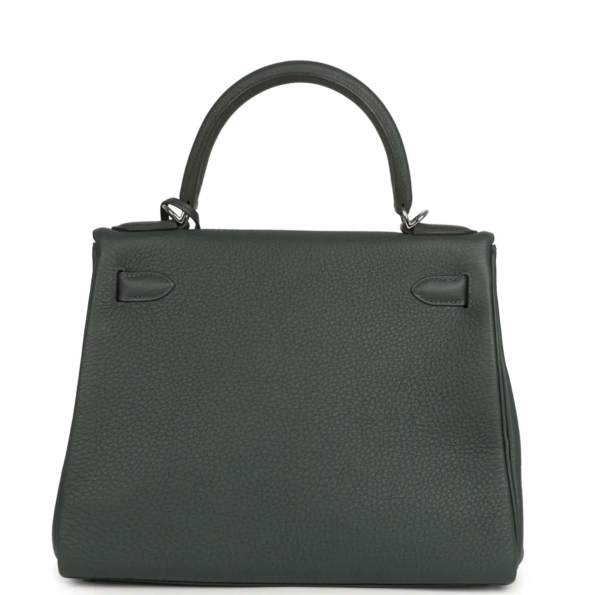 HERMÈS Hermes Kelly Retourne 28 Vert Mangrove Togo Palladium Hardware | Thumbnail 4