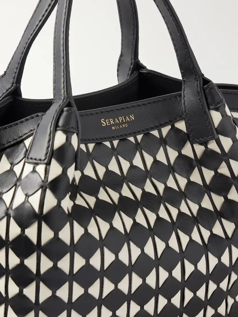 Serapian Mosaico Leather Shoulder Bag | Thumbnail 5 Serapian Mosaico Leather Shoulder Bag | Thumbnail 5