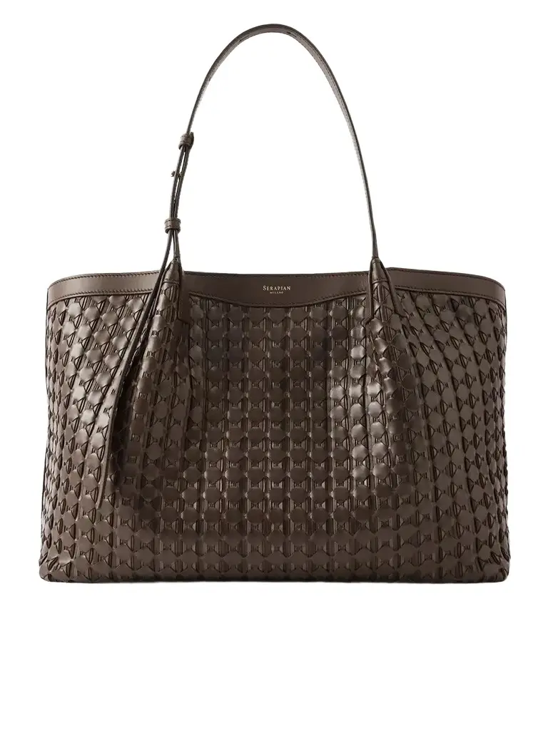 Serapian Secret Mosaico Leather Tote | Image 1 Serapian Secret Mosaico Leather Tote | Image 1
