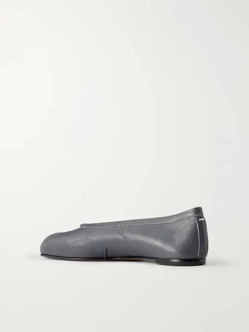 Maison Margiela Tabi Split-toe Textured-leather Ballet Flats | Thumbnail 3 Maison Margiela Tabi Split-toe Textured-leather Ballet Flats | Thumbnail 3