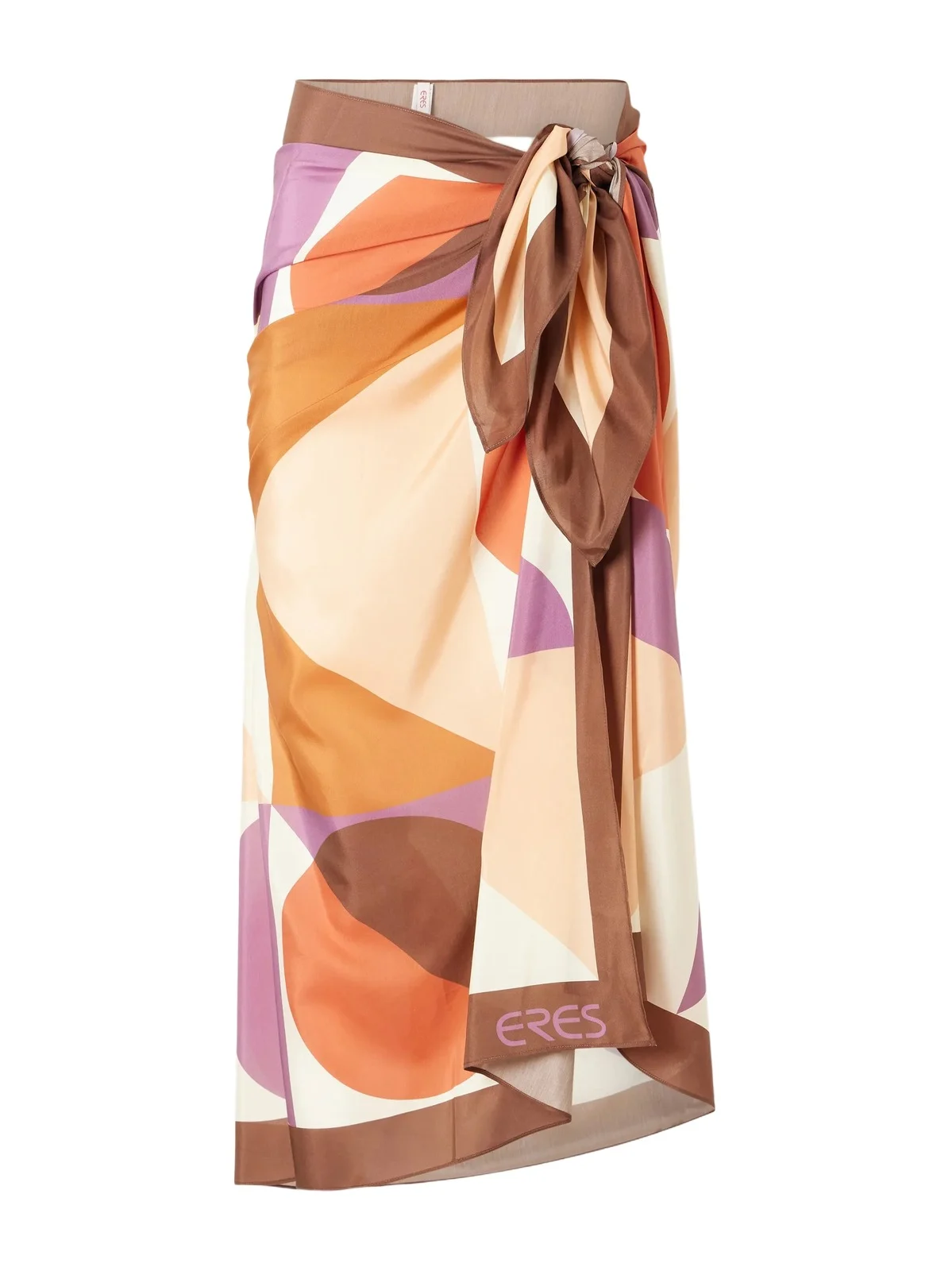 Luisa Printed Cotton And Silk-blend Sarong - Multi