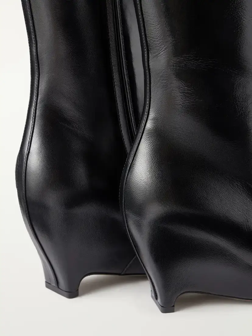 Maison Margiela Heel-less Leather Ankle Boots | Thumbnail 5
