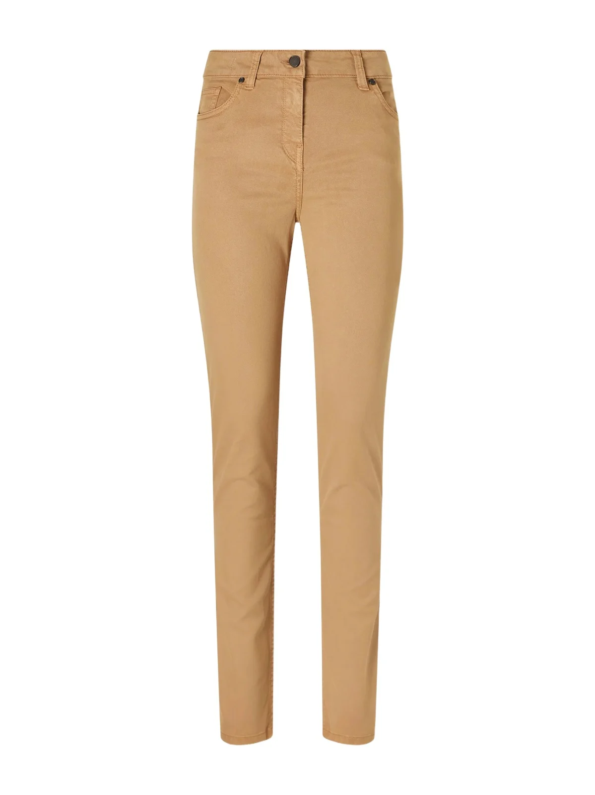Purdey Stretch Cotton, Tencel™ And Silk-blend Twill Slim-leg Pants