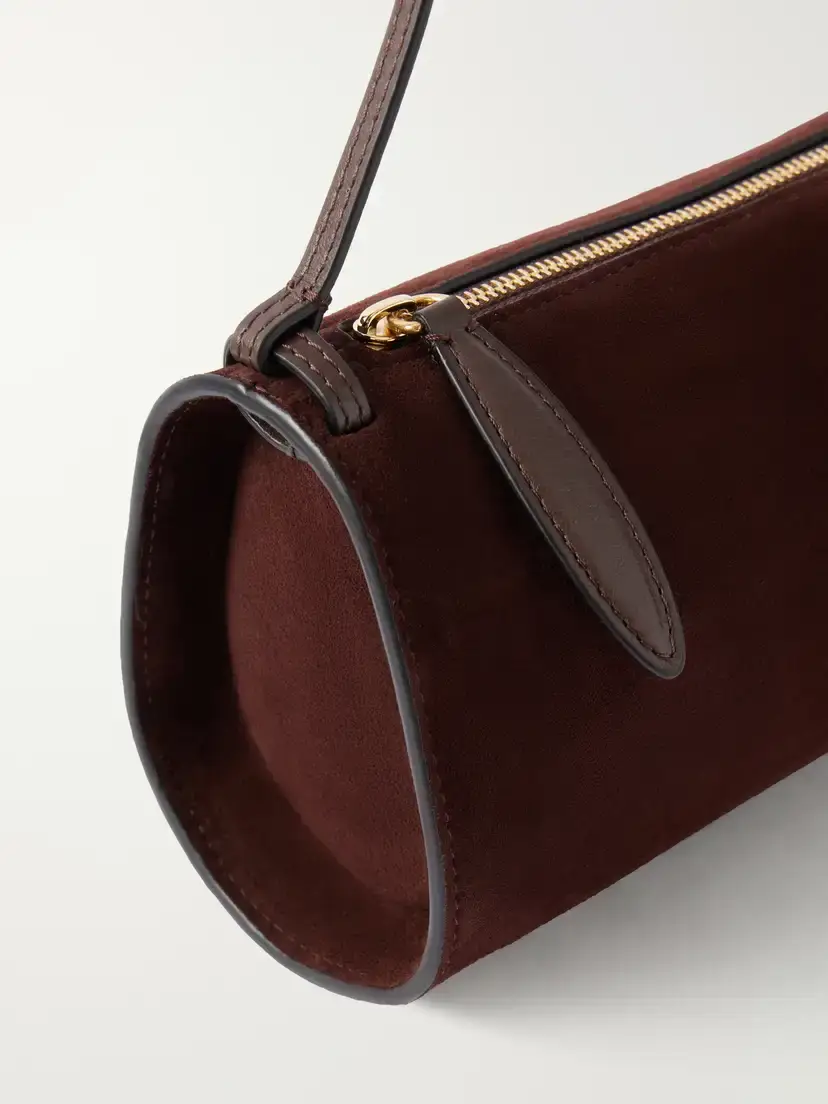 NEOUS Gemini Leather-trimmed Suede Shoulder Bag | Thumbnail 5 NEOUS Gemini Leather-trimmed Suede Shoulder Bag | Thumbnail 5