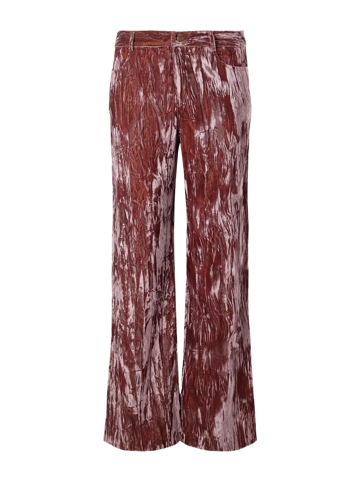 ANNA SUI Velvet-rayon Wide-leg Pants
