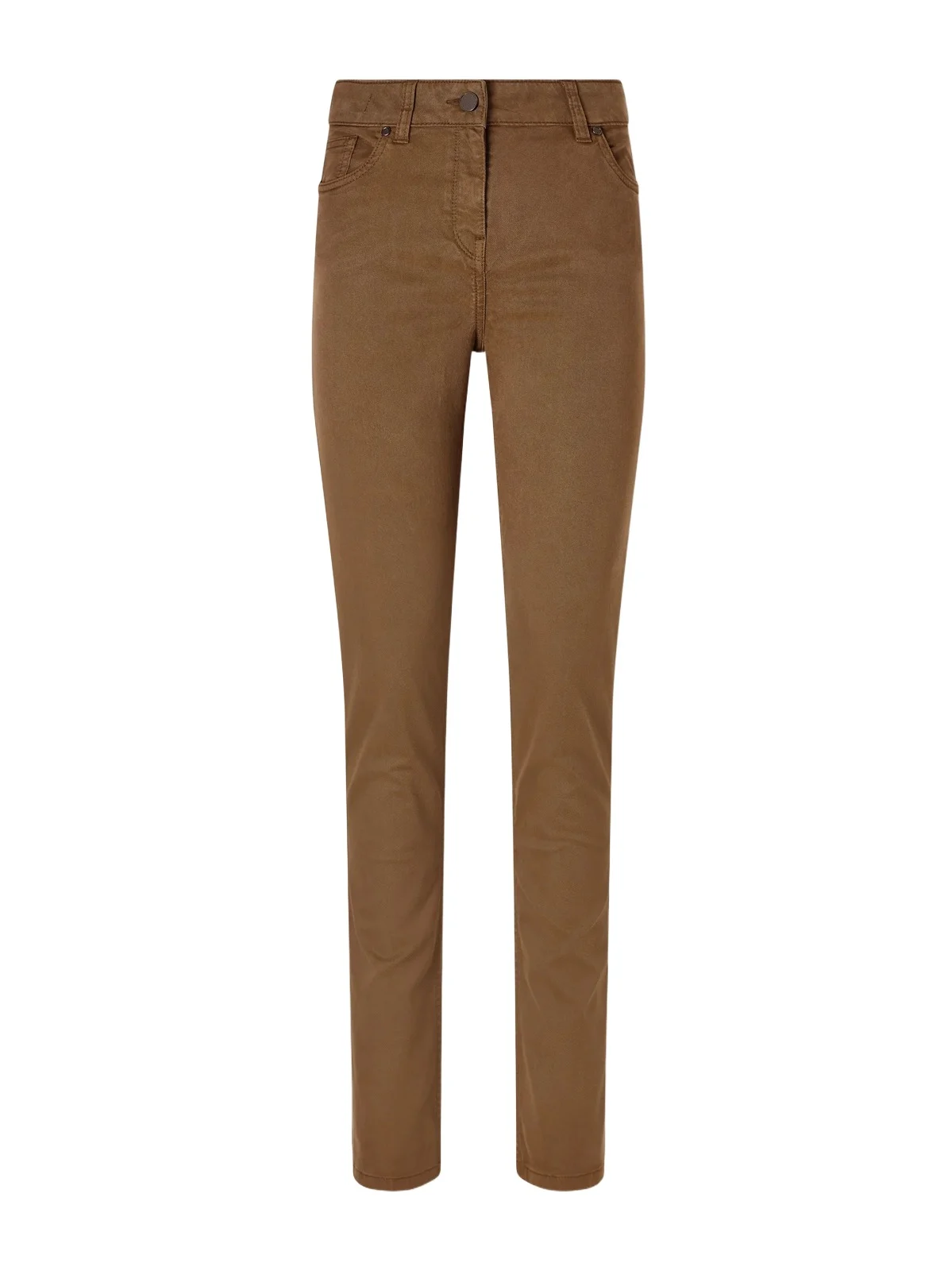 Purdey Cotton, Lyocell And Silk-blend Skinny Pants